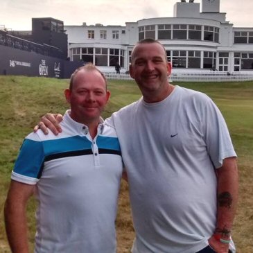 Mark and his Friend Richard - Golf Day Out