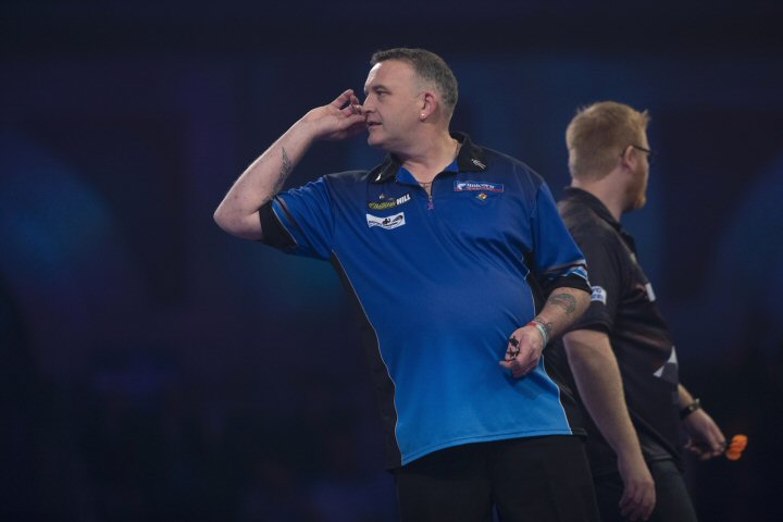 Mark McGeeney PDC World Championships 2020 Round One - Picture Credit Lawrence Lustig/PDC 