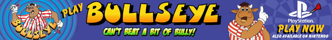 Play Bullseye on Play Station also available on Nintendo Switch
