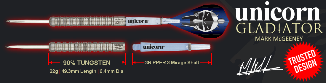 Mark McGeeney - Uncorn Darts 90% Tungsten